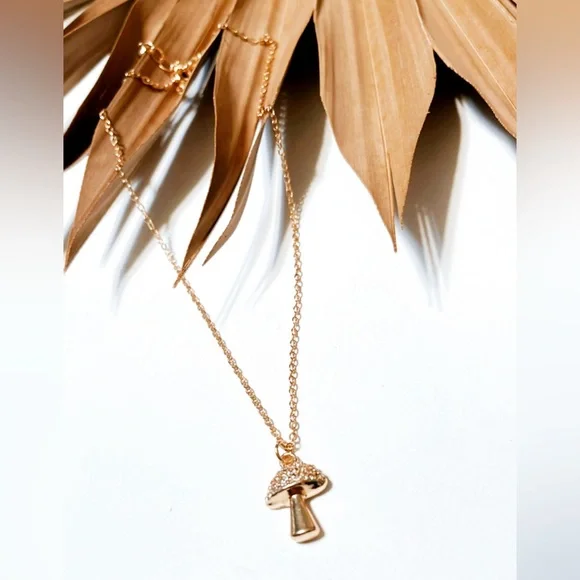 Mushroom necklace #909 - Picture 2 of 3